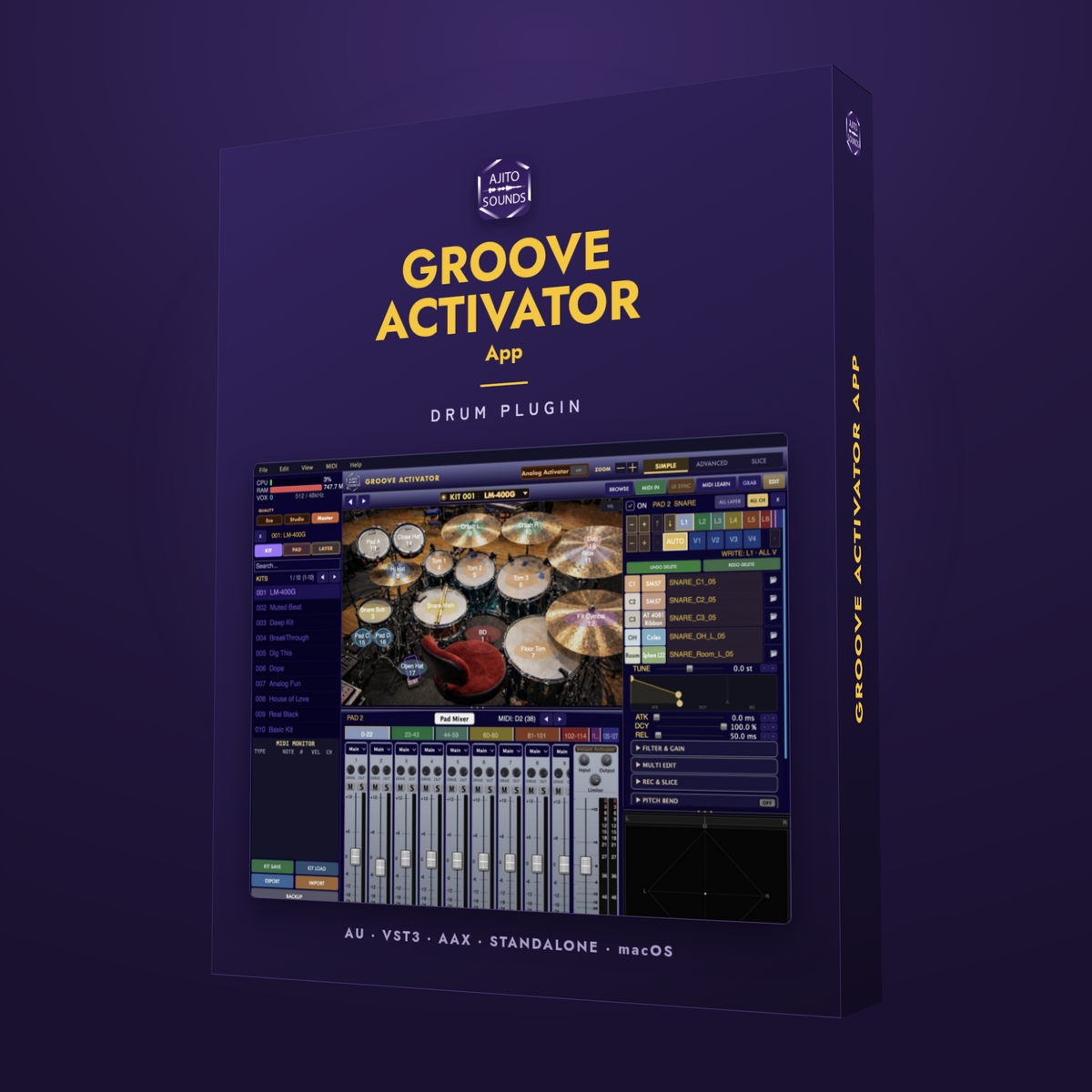 Groove Activator App Drum Plugin【Windows Os版】