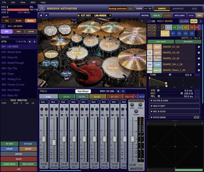 （仮）Groove Activator App Drum Plugin ダウンロード版